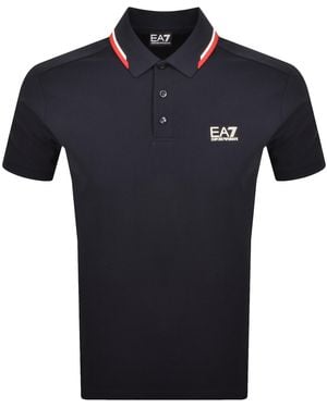EA7 Emporio Armani Block Polo - Blue
