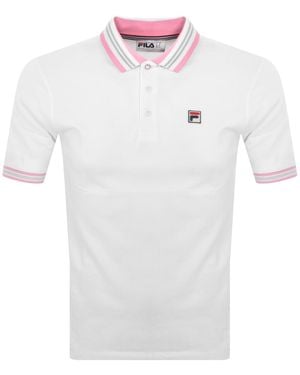 Fila Faraz Tipped Polo T Shirt - White