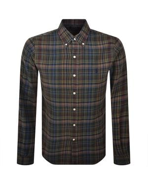 Ralph Lauren Check Long Sleeve Shirt - Black
