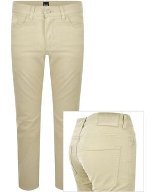 BOSS BUSINESS Boss H Delaware Slim Fit Jeans - Natural
