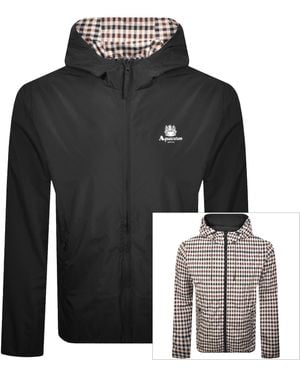 Aquascutum Hooded Sailor Reversible Jacket - Black