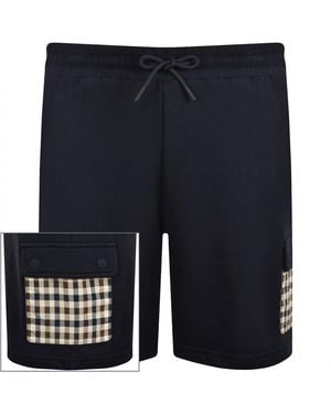 Aquascutum Lamina Pocket Shorts - Blue