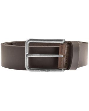 Calvin Klein Warmth Buckle Belt - Brown