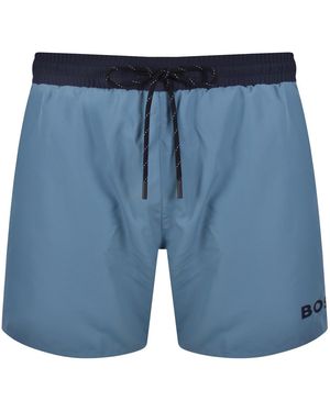 BOSS BUSINESS Boss Starfish Swim Shorts Aqua - Blue