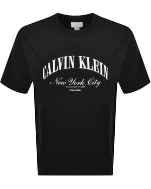 Calvin Klein Logo T Shirt - Black
