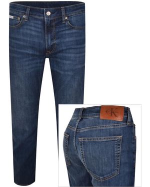 Calvin Klein Jeans Slim Taper Fit Jeans - Blue