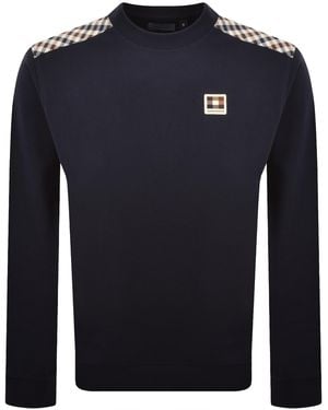 Aquascutum Lamina Insert Sweatshirt - Blue