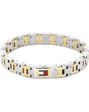 Tommy Hilfiger Two Tone Bracelet - Metallic
