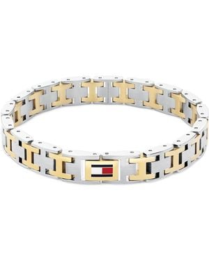Tommy Hilfiger Two Tone Bracelet - Metallic