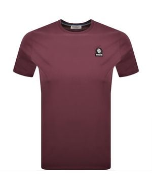 Sandbanks Badge Logo T Shirt - Purple