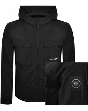 Marshall Artist Crux Hooded Overshirt - Black