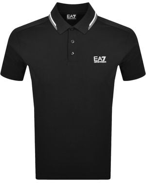 EA7 Emporio Armani Block Polo - Black