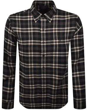 Ralph Lauren Check Long Sleeve Shirt - Black