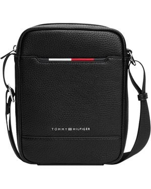 Tommy Hilfiger Central Mini Reporter Bag - Black