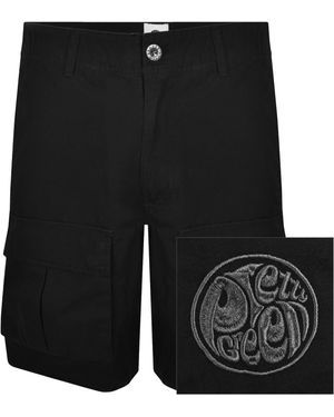 Pretty Green Brentwood Cargo Shorts - Black