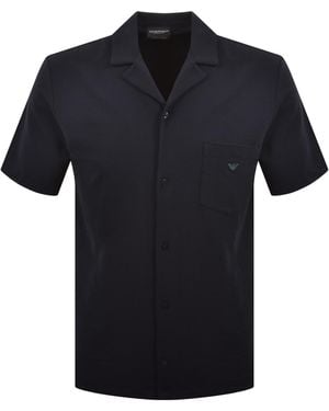 Armani Emporio Short Sleeved Shirt - Black