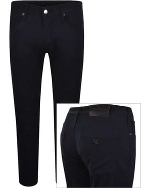 Armani Emporio J06 Slim Fit Trousers - Blue