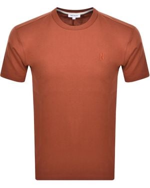 Norse Projects Logo T Shirt - Orange