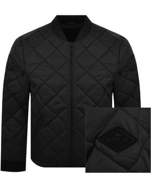 Replay Padded Jacket - Black