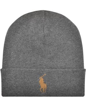 Ralph Lauren Beanie Hat - Grey