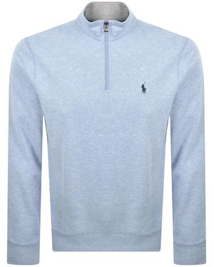 Ralph Lauren Half Zip Sweatshirt - Blue