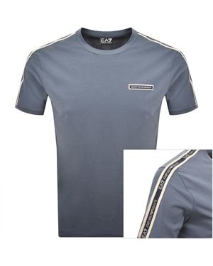 EA7 Emporio Armani Logo T Shirt - Blue