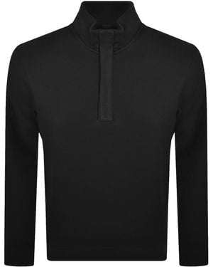 ARMANI EXCHANGE Quarter Zip Sweatshirt - Black
