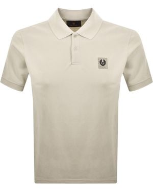 Belstaff Logo Polo T Shirt - Natural