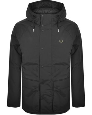 Fred Perry Zip Through Padded Jacket - Gray