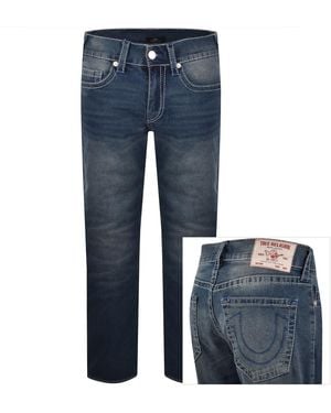 TRUE RELIGION Ricky T No Flap Jeans - Blue