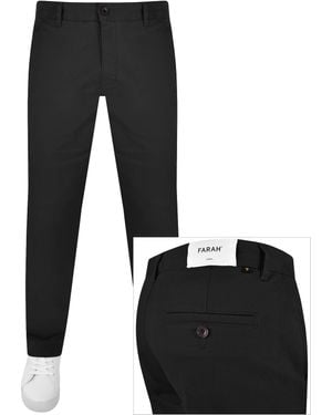 Farah Farah Elm Slim Fit Chino Pants - Black
