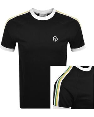 Sergio Tacchini Pino Ringer T Shirt - Black