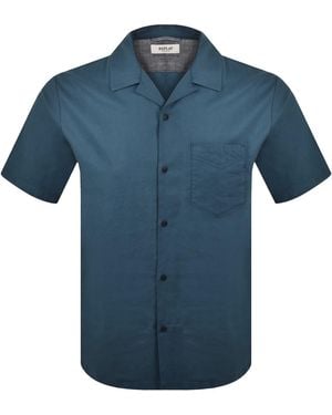 Replay Plain Shirt - Blue
