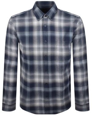 BOSS Boss Rickert Check Shirt - Blue