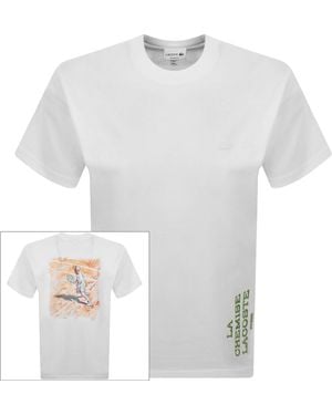 Lacoste Logo T Shirt - White