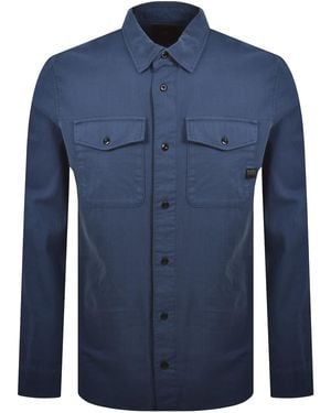 G-Star G-Star Marine Slim Long Sleeved Shirt - Blue