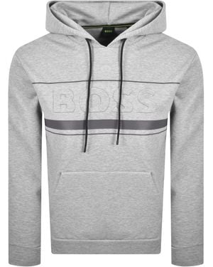 BOSS Boss Soody Zone Hoodie - Grey