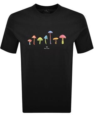 Paul Smith Mushroom T Shirt - Black
