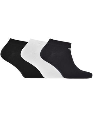 Armani Emporio 3 Pack Trainer Socks - Black