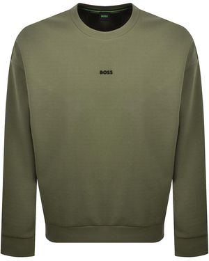 BOSS Boss Stenson Relaxed Sweatshirt - Green