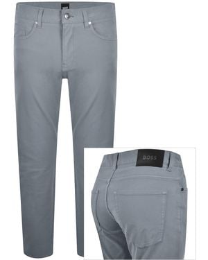 BOSS BUSINESS Boss H Delaware Slim Fit Trousers - Grey