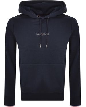 Tommy Hilfiger Blue Cotton Men Hoodie main image 1