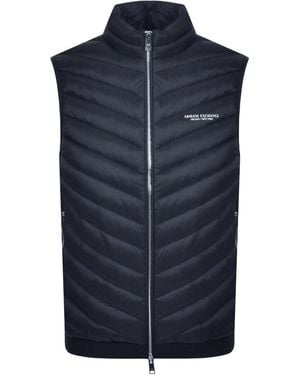 ARMANI EXCHANGE Down Gilet - Blue