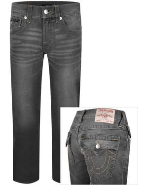 TRUE RELIGION Ricky Straight Jeans - Grey