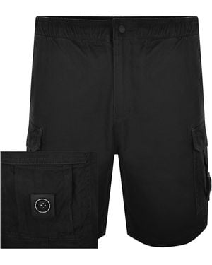 Marshall Artist Gaberdine Cargo Shorts - Black