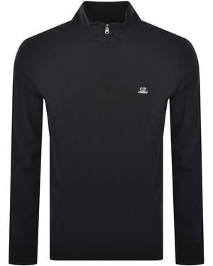 C.P. Company Cp Company Long Sleeve Polo T Shirt - Blue