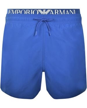 Armani Emporio Boxer Swim Shorts - Blue
