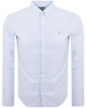 Farah Brewer Long Sleeve Shirt - Blue
