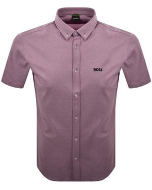 BOSS Boss St Motion Short Sleeve Shirt - Purple
