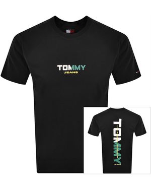 Tommy Hilfiger Backprint T Shirt - Black